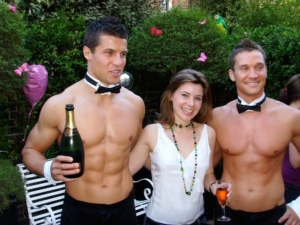 birthday party ideas topless waiters