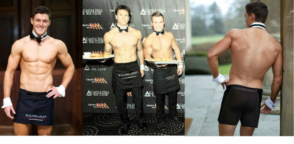 whay do butlers in the buff wear