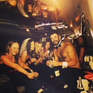 Party bus package and Butler in the Buff