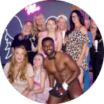 Buff butler and hens